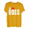 The Real Boss Vater Kind Partner Outfit Partnerlook T-Shirt