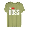 The Real Boss Vater Kind Partner Outfit Partnerlook T-Shirt