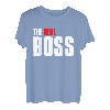 The Real Boss Vater Kind Partner Outfit Partnerlook T-Shirt
