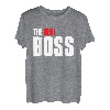 The Real Boss Vater Kind Partner Outfit Partnerlook T-Shirt