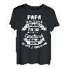 Herren Vater TShirt Papa Wir Haben Versucht Das Beste Geschenk T-Shirt