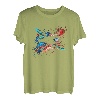 Flugzeugführer Luftfahrt Flammen Vintage Flugzeug Pilot T-Shirt