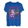 Unicorn Pew Pew Madafakas Vintage Crazy Cat Lustige Grafik T-Shirt