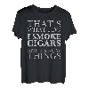 I Smoke Cigars T-Shirt Zigarren Liebhaber Vater Shirt T-Shirt