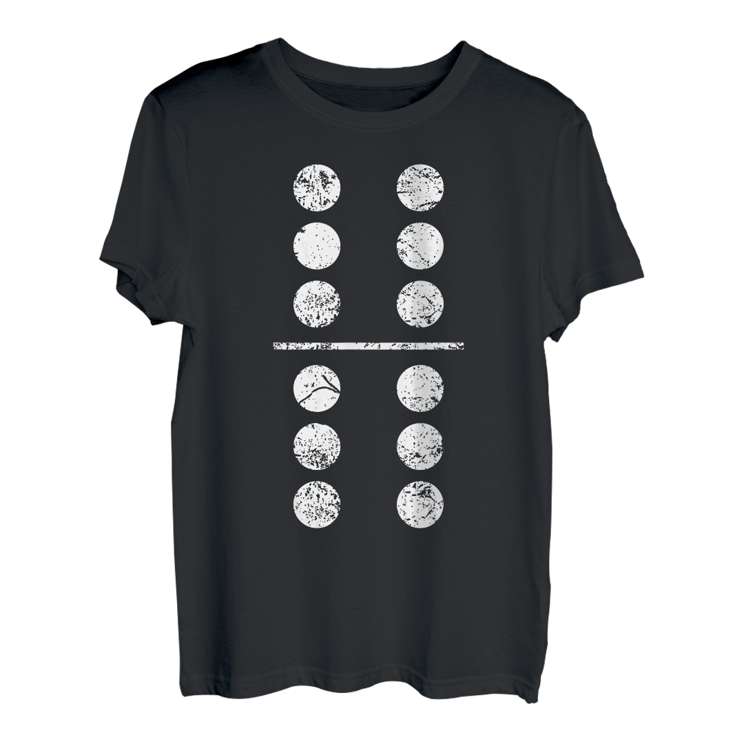 Domino Game Tshirt Fliesenstücke Trendige Gruppenfamilie Match T-Shirt