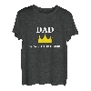 Lustiges Geschenk für den Vater (König des Hauses) T-Shirt