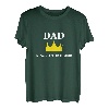 Lustiges Geschenk für den Vater (König des Hauses) T-Shirt