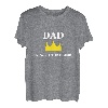 Lustiges Geschenk für den Vater (König des Hauses) T-Shirt