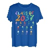 Funny Class Of 2037 Grow With Me Checkliste Future Graduate T-Shirt