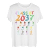Funny Class Of 2037 Grow With Me Checkliste Future Graduate T-Shirt