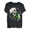 St. Patrick's Skelett Coffee Dead Inside But Feelin' Lucky T-Shirt