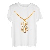Yes I'm Rich, elegante Hip-Hop-Halskette mit Dollar T-Shirt