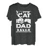 Der Beste Katzenpapa Aller Zeiten Katze Papi Sprüche Vater T-Shirt