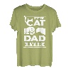 Der Beste Katzenpapa Aller Zeiten Katze Papi Sprüche Vater T-Shirt
