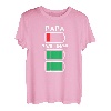 Herren Dad of Papa Batterie Zwillinge Akku Partnerlook Partner Look T-Shirt