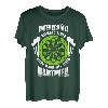 Herren Darts - Unterschätze niemals einen alten Mann mit Dartpfeil T-Shirt