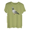 Taube Vogel Zeichnung Vogelbeobachter Ornithologe Biologe T-Shirt