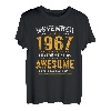 Geschenk zum 55. Geburtstag, 55 Jahre alt, fantastisch seit November 1967 T-Shirt