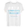 Herren Papa Wir lieben dich so sehr Papa Familie T-Shirt