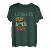 65. Geburtstag Geschenk Mann Mythos Legende April 1958 T-Shirt