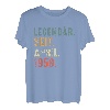 65. Geburtstag Geschenk Mann Mythos Legende April 1958 T-Shirt