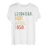65. Geburtstag Geschenk Mann Mythos Legende April 1958 T-Shirt