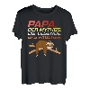 Herren Faultier Vatertag Vater Papa lustige Spruch Männer schlafen T-Shirt