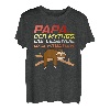 Herren Faultier Vatertag Vater Papa lustige Spruch Männer schlafen T-Shirt