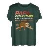 Herren Faultier Vatertag Vater Papa lustige Spruch Männer schlafen T-Shirt