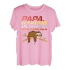 Herren Faultier Vatertag Vater Papa lustige Spruch Männer schlafen T-Shirt
