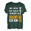 Herren 40 Mann Lustig 40ter Geschenk 40. Geburtstag T-Shirt
