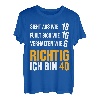 Herren 40 Mann Lustig 40ter Geschenk 40. Geburtstag T-Shirt