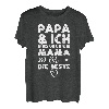 Papa Und Ich Sind Uns Einig Mama Ist Die Beste - Vater Sohn T-Shirt