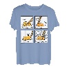 Lustiges Boink Eigelb Please Stop Cute Lazy Sleepy Egg Food T-Shirt