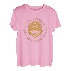 Ethnische Muster und mystische Zeichen und große Maske T-Shirt