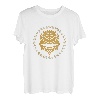 Ethnische Muster und mystische Zeichen und große Maske T-Shirt