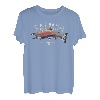 Rotlachs Fliegen Fischen T-Shirt