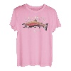 Rotlachs Fliegen Fischen T-Shirt