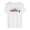 Rotlachs Fliegen Fischen T-Shirt