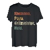 Herren Papa Vater Vatertag Geburtstag Lustiger Fun Spruch Geschenk T-Shirt