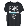 Herren Papa 2021 Loading Shirt Werdender Papa Geschenk Vatertag T-Shirt