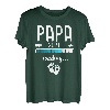 Herren Papa 2021 Loading Shirt Werdender Papa Geschenk Vatertag T-Shirt