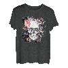 T-Shirt mit Totenkopf-Motiv, Rosen für Damen, Mädchen, Herren T-Shirt