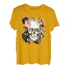 T-Shirt mit Totenkopf-Motiv, Rosen für Damen, Mädchen, Herren T-Shirt
