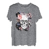 T-Shirt mit Totenkopf-Motiv, Rosen für Damen, Mädchen, Herren T-Shirt