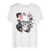 T-Shirt mit Totenkopf-Motiv, Rosen für Damen, Mädchen, Herren T-Shirt