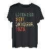 47 Geburtstag Geschenk 47 Jahre Legendär Seit Oktober 1976 T-Shirt