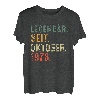 47 Geburtstag Geschenk 47 Jahre Legendär Seit Oktober 1976 T-Shirt