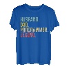 Herren Ehemann Papa Programmierer Legende Vatertag Programmierung T-Shirt
