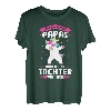 Tochter Vater Papa Einhorn T-Shirt